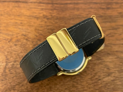 (1982) Seiko 7759-6039 Lassale dress watch - bi-color case - silver dial w/ gold stick markers (NOS)