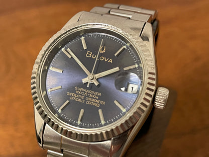 (1970s) Bulova Submariner, Superlative Chronometer Official Certified - small size (full service)