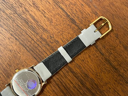 (1986) Citizen 2810-956141 SA dress watch - checkered dial w/ gold markers (NOS)