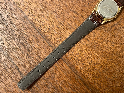 (1985) Seiko 2A24-0040 dress watch - champagne dial w/ moonphase & stick markers - small size (NOS)