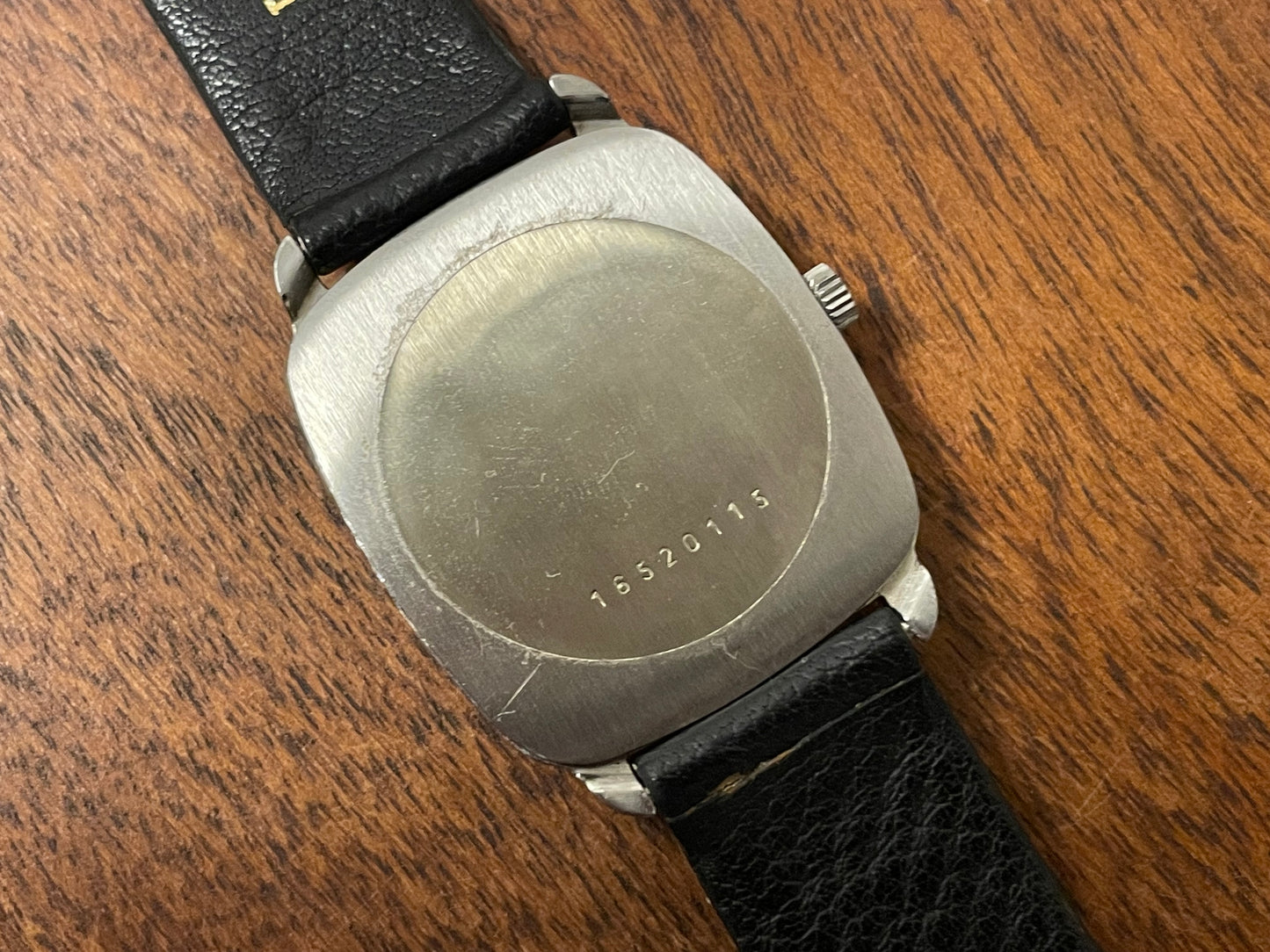 (1970s) Longines "Ellipse" ref. 1006 cal. 428 - brushed silver dial w/ white Arabic numerals (NOS)
