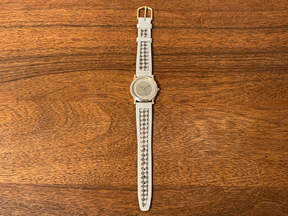 (1986) Citizen 2810-956141 SA dress watch - checkered dial w/ gold markers (NOS)