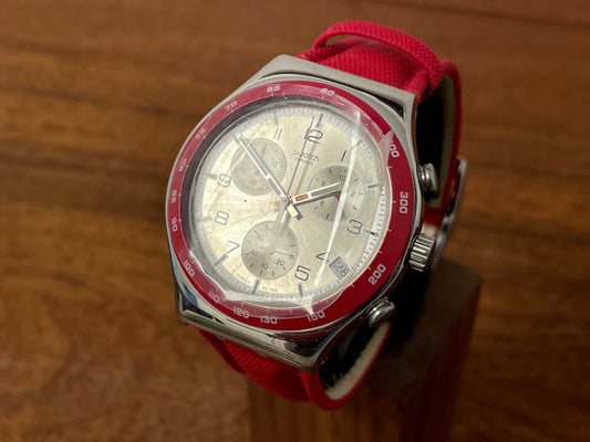 (1997) Swatch YCS460 Irony Chrono "Endlessly" (NOS)