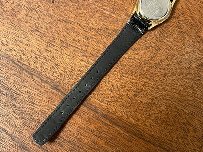 (1986) Seiko 2A24-0040 dress watch - white dial w/ moonphase & Roman numerals - small size (NOS)