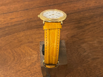 (1991) Seiko 5Y32-6A20 dress watch - white dial w/ Roman numerals & Spade hands (NOS)