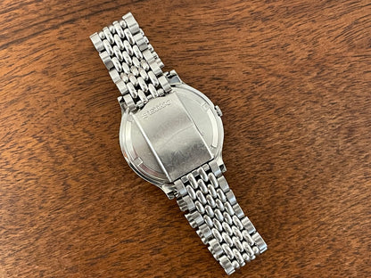 (1975) Seiko 7005-7110 automatic 17 jewels - "bullseye" dial w/ date window