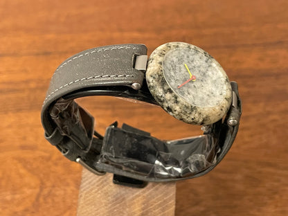 (1980s) Tissot RockWatch R150 green/black granite - mid size model