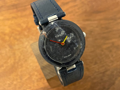 (1980s) Tissot RockWatch R150 blue sodalite - mid size model