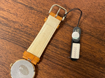 (1997) Seiko 6F29-6000 dress watch - White dial w/ moonphase complication (NOS)