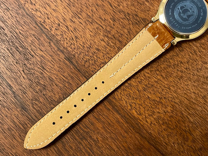 (1999) Seiko 5Y22-6050 Age of Discovery (AOD) dress watch - white dial w/ black Roman numerals (NOS)