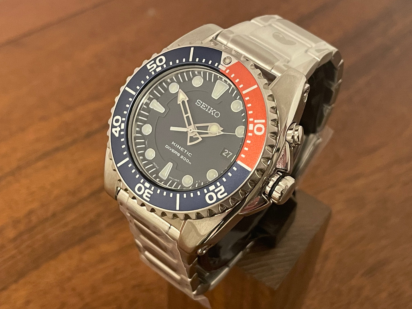 (2007) Seiko 5M62-0BL0 Pepsi "BFK" Kinetic Diver's 200m