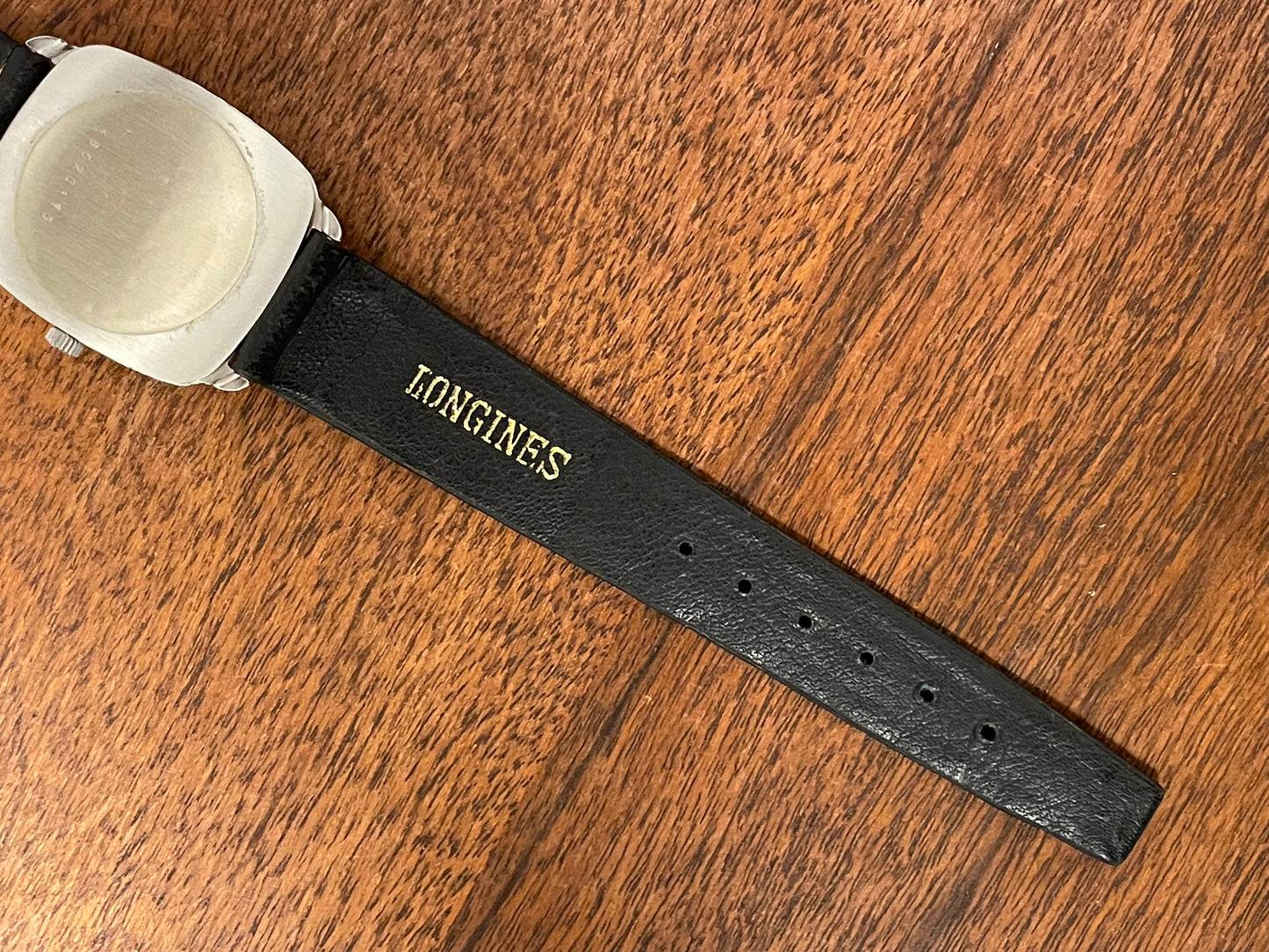 (1970s) Longines "Ellipse" ref. 1006 cal. 428 - brushed silver dial w/ white Arabic numerals (NOS)