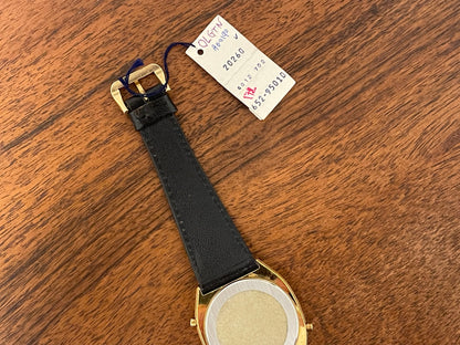 (1970s) Tissot 652-95010 cal. 4012 digital watch  - gold case - mirror dial w/ LCD (NOS)