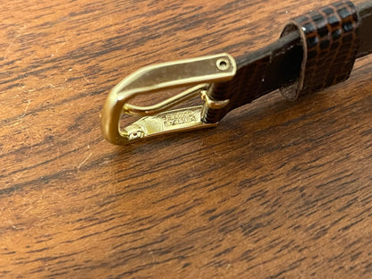(1985) Seiko 1E20-0160 dual time dress watch - round case - gold textured dial w/ 2 subdials
