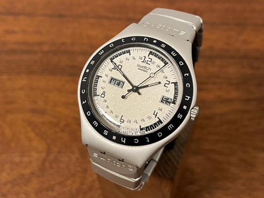 Front side (1998) Swatch YGS7003A Irony Big "Hijacker" (full set)