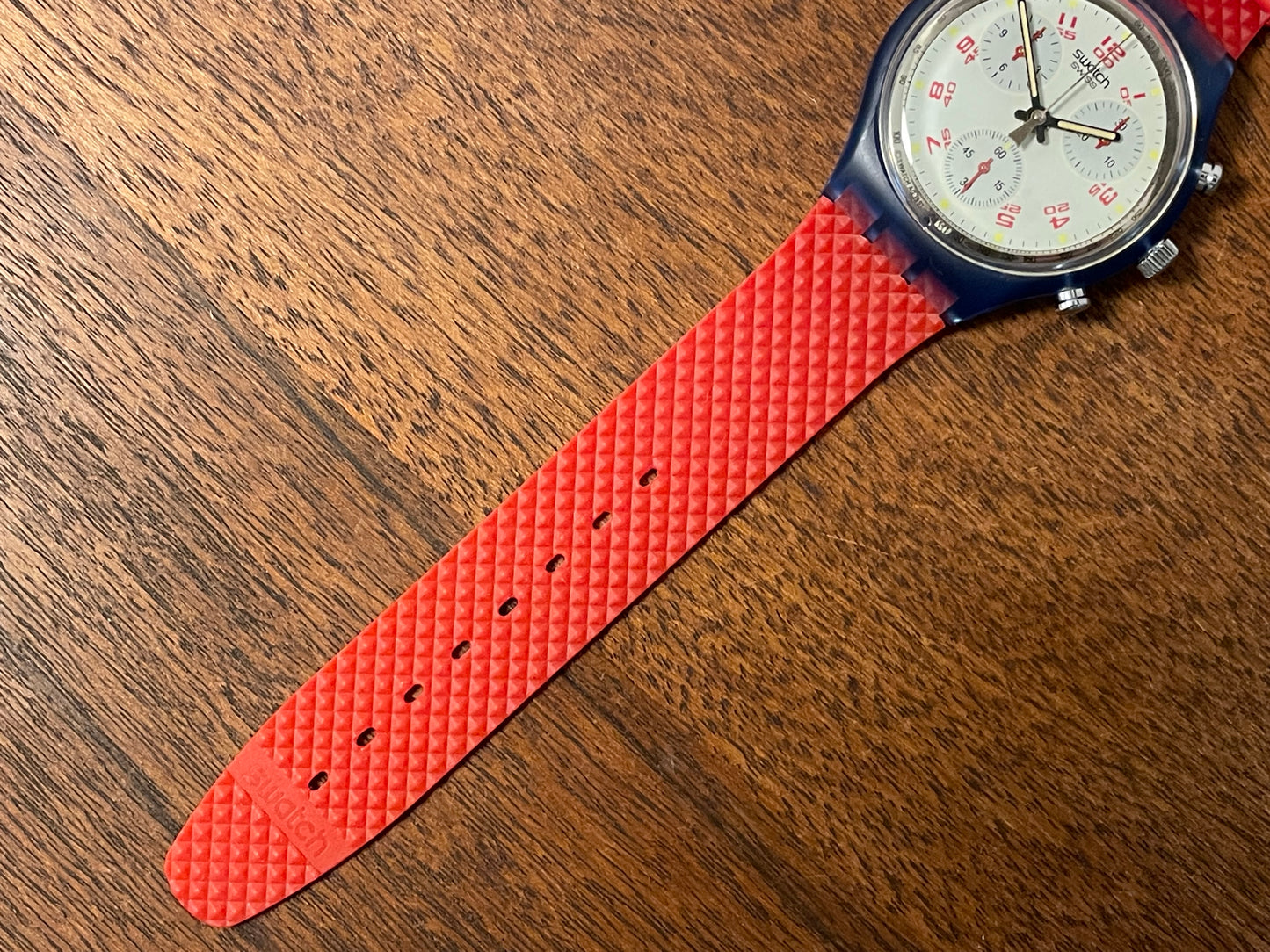 (1992) Swatch SCN103 Chrono "JFK" (NOS + full set)
