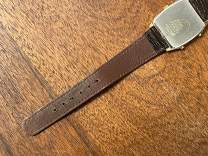 (1984) Seiko H448-5130 Alarm Chronograph - gold dial w/ gold markers & digital display