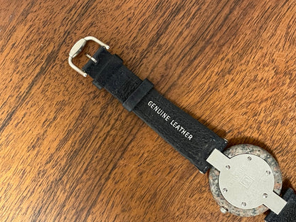 (1980s) Tissot RockWatch R151 grey/brown granite - large size model