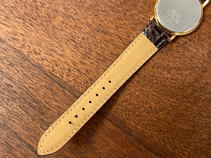 (2004) Seiko 7N00-6A70 dress watch -gold dial w/ gold markers - small size (NOS)