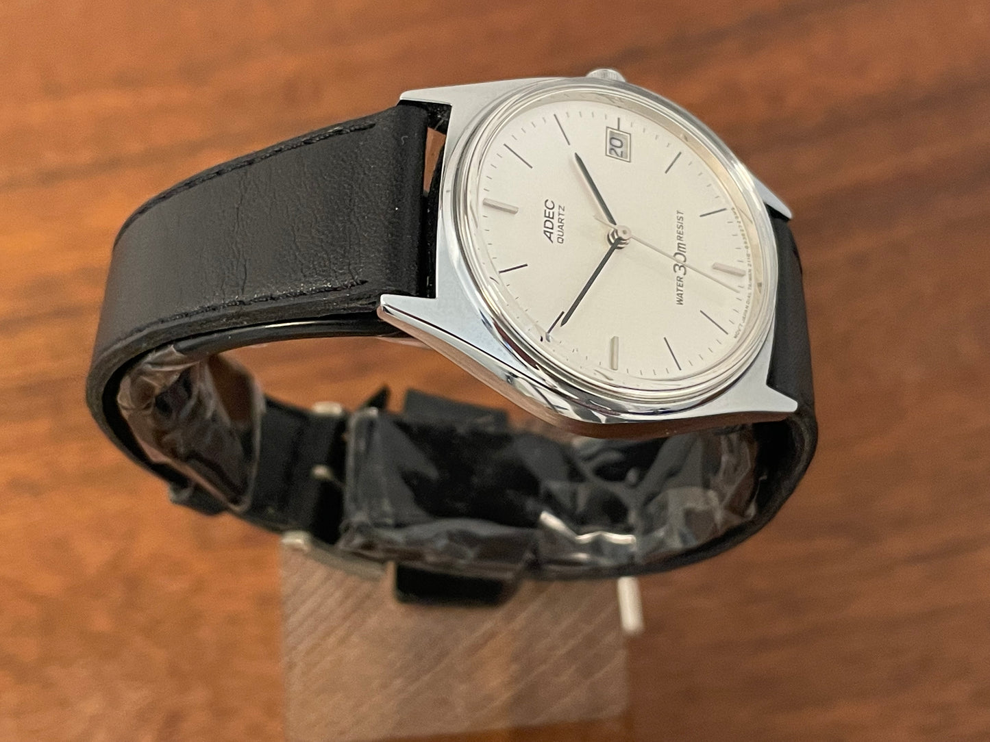 (1990s) ADEC (by Citizen) AGO-917-12Z - silver dial w/ silver markers (NOS)