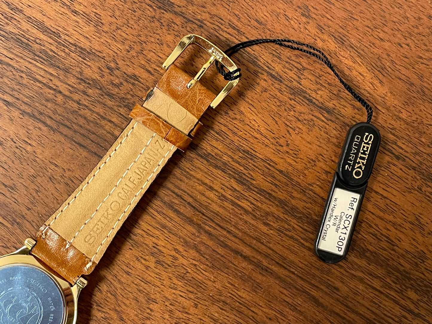 (1999) Seiko 5Y22-6050 Age of Discovery (AOD) dress watch - white dial w/ black Roman numerals (NOS)