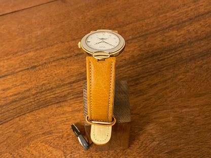 (1997) Seiko 6F29-6000 dress watch - White dial w/ moonphase complication (NOS)