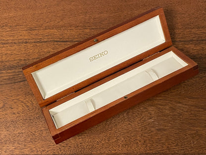 Vintage Seiko rectangular wooden box