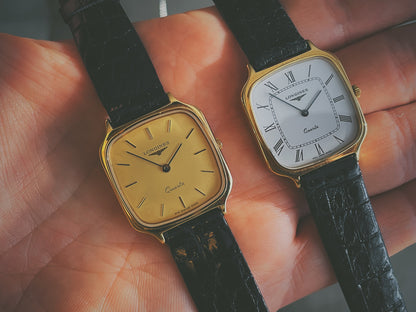 NOS Longines 978 6398 & Longines 960 6083 dress watch side by side