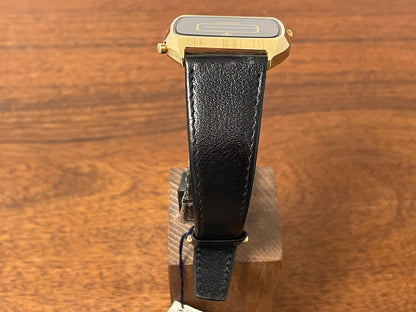 (1970s) Tissot 652-95010 cal. 4012 digital watch  - gold case - mirror dial w/ LCD (NOS)