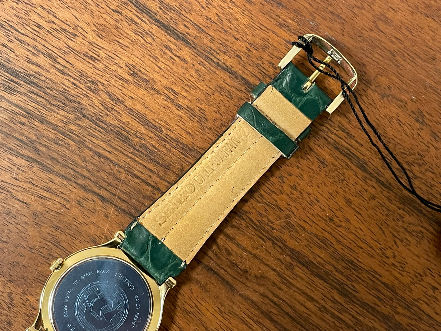 (1999) Seiko 5Y22-6050 Age of Discovery (AOD) dress watch - white dial w/ black Roman numerals (NOS)