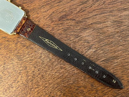 (1985) Seiko H601-5010 Alarm Chronograph - cream dial w/ gold Roman numerals (mint)