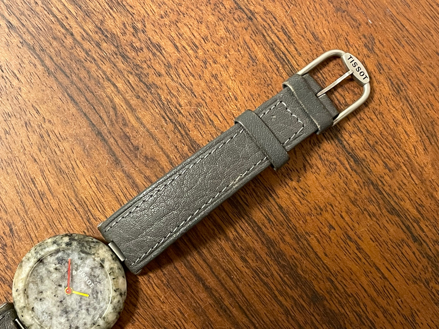 (1980s) Tissot RockWatch R150 green/black granite - mid size model