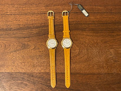 (1991) Seiko 5Y32-6A20 dress watch - white dial w/ Roman numerals & Spade hands (NOS)