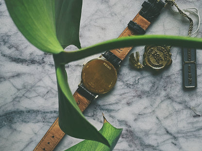 Seiko 7N00-S007 18K solid gold case back