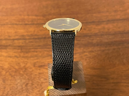 (1979) Citizen 3620-958195SJ dress watch - black dial w/ diamond marker (NOS)