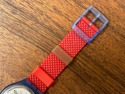 (1992) Swatch SCN103 Chrono "JFK" (NOS + full set)