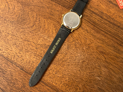 (1980s/1990s) Duward 66145 dress watch - white dial w/ day-night indicator (NOS)