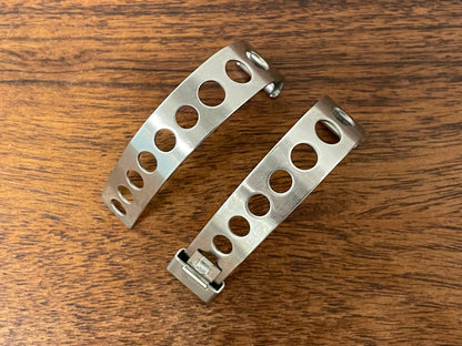 (1970s) 14mm Tissot rally bracelet - steel
