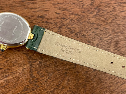 (1990s) Tissot G225/325 dress watch - white dial with gold markers - small size (NOS)