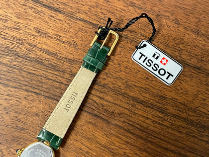(1990s) Tissot G225/325 dress watch - white dial with gold markers - small size (NOS)