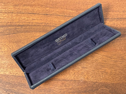 Vintage Seiko “Gold” rectangular box - blue