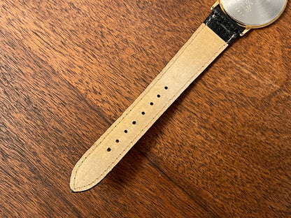 (1991) Seiko 7N00-8A00 dress watch - white dial w/ Roman numerals & Leafe hands (NOS)