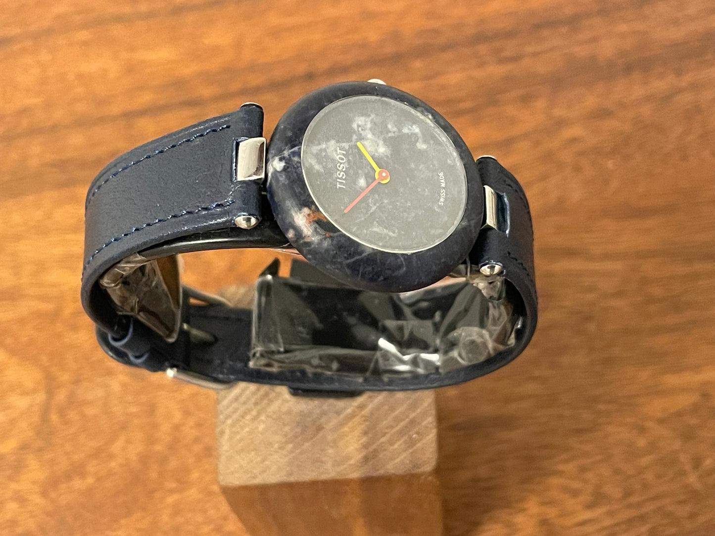 (1980s) Tissot RockWatch R150 blue sodalite - mid size model