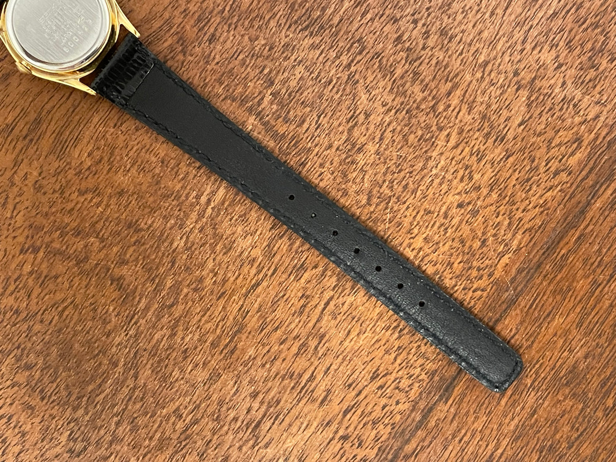 (1986) Seiko 2A24-0040 dress watch - white dial w/ moonphase & Roman numerals - small size (NOS)