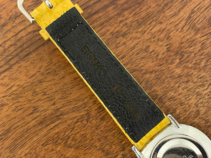 (1976) Seiko 2220-0180 Chariot dress watch - silver textured waffle dial w/ Roman numerals