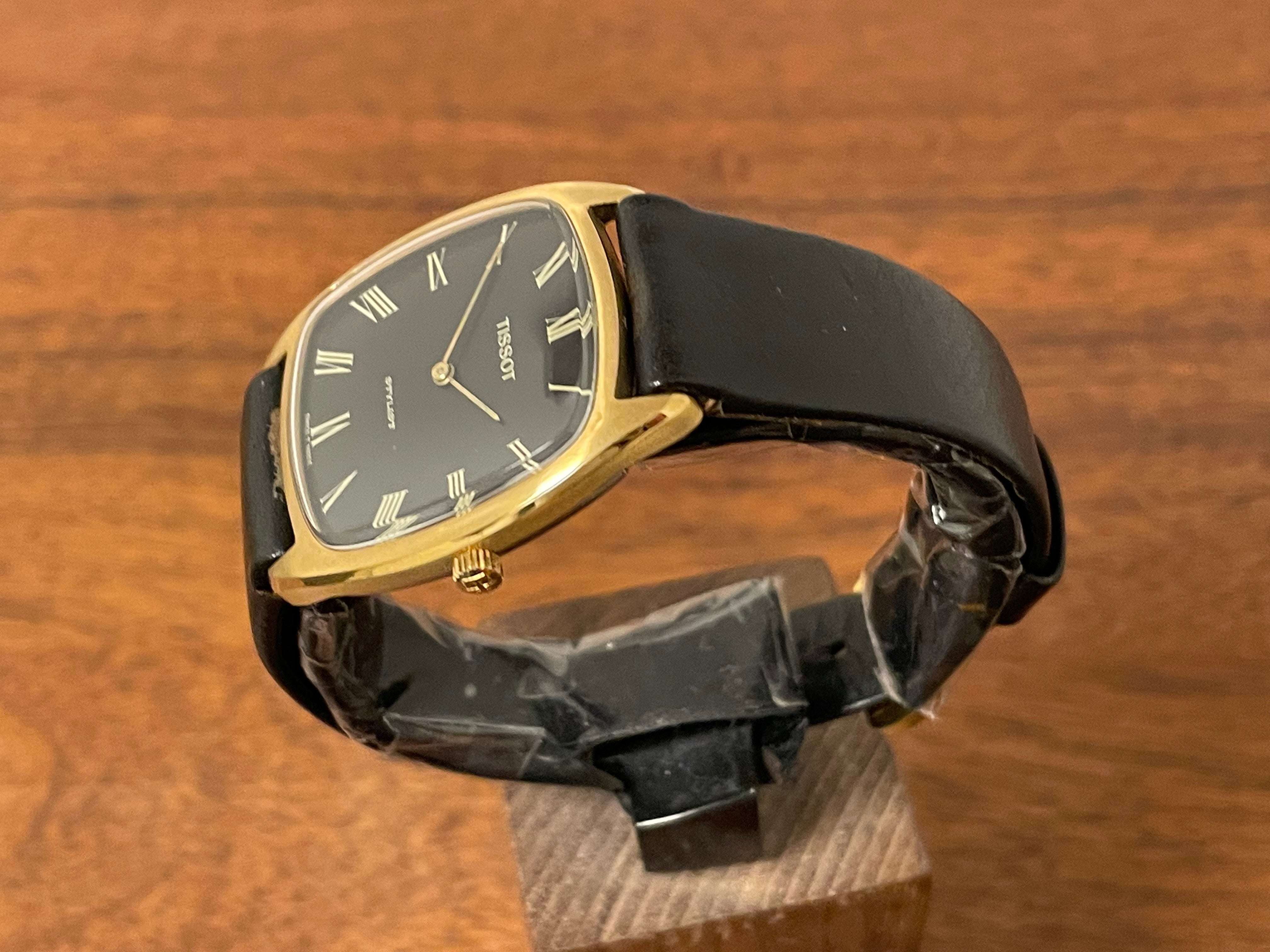 1970s) Tissot Stylist manual wind dress watch - gold colored case