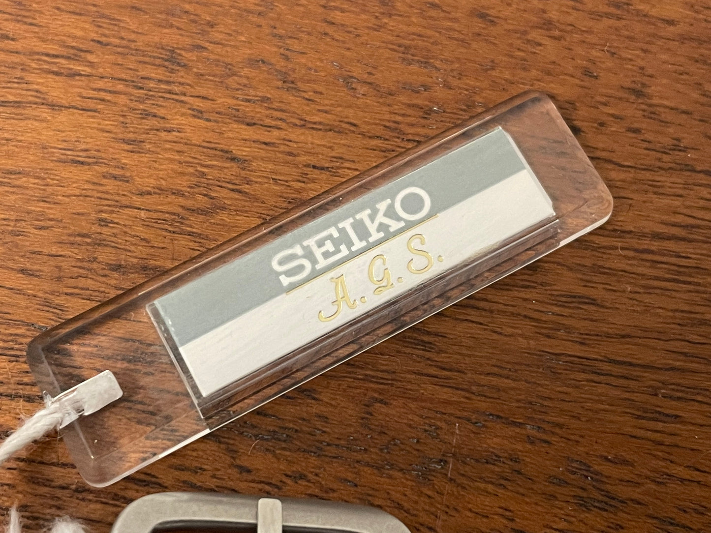 (1988) Seiko 7M22-8A30 A.G.S. (Automatic Generating System) - white dial (NOS)