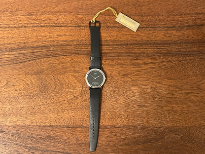 (1989) Citizen QD9022-05E dress watch - black lugs - black dial w/ arc date window (NOS)
