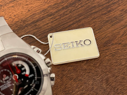 (2004) Seiko 7L22-0AA0 Arctura Kinetic Chronograpgh - black dial (NOS)