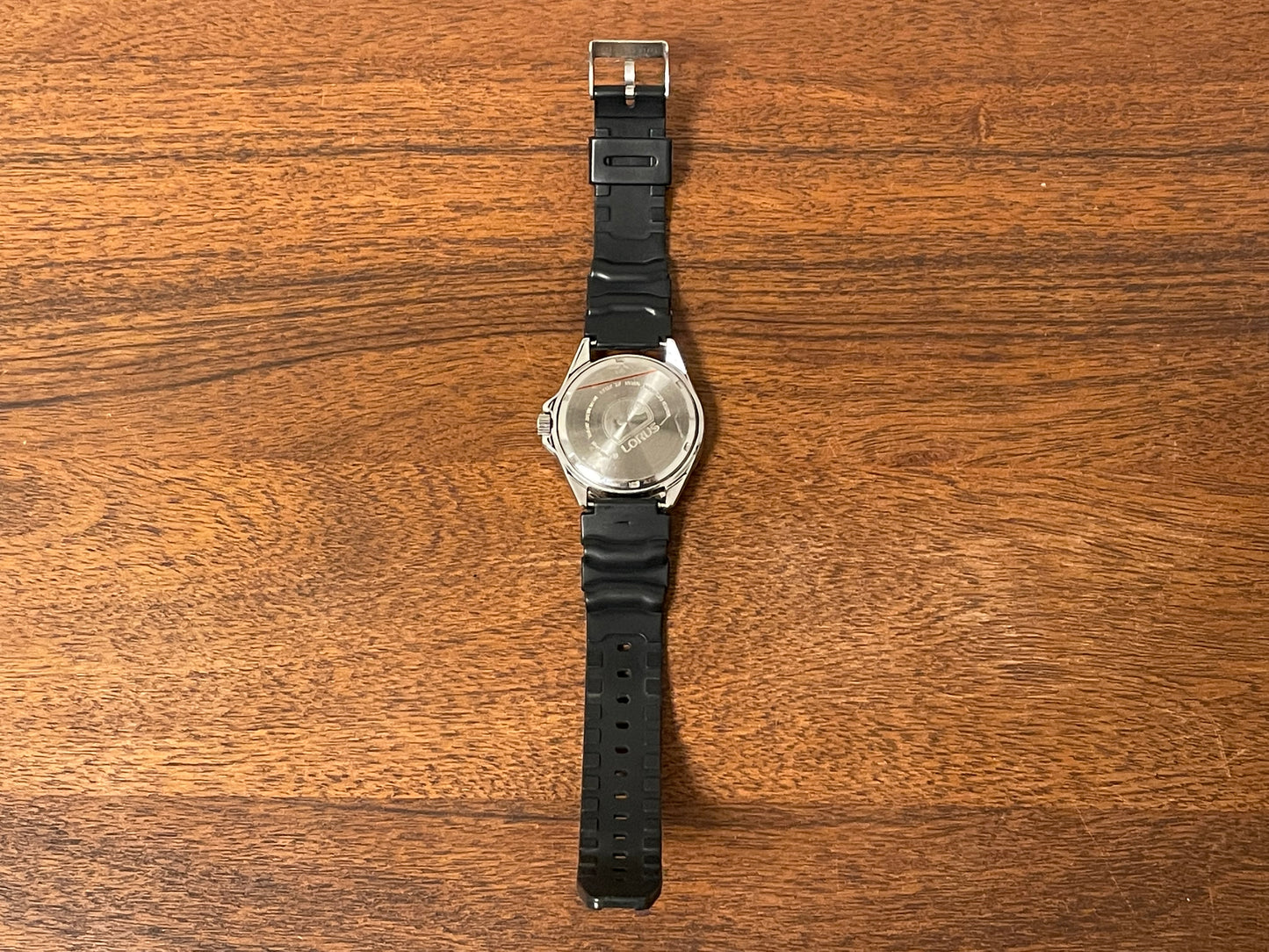 (1990s) Lorus (by Seiko) VX43-X041 diver - orange dial w/ white markers